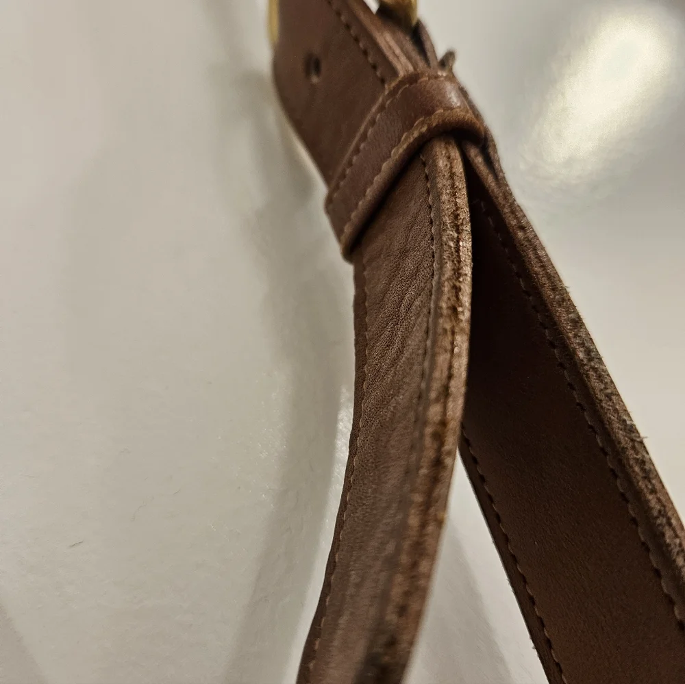 LAST CHANCE Elegant Vintage COACH Brief Case In British Tan Leather